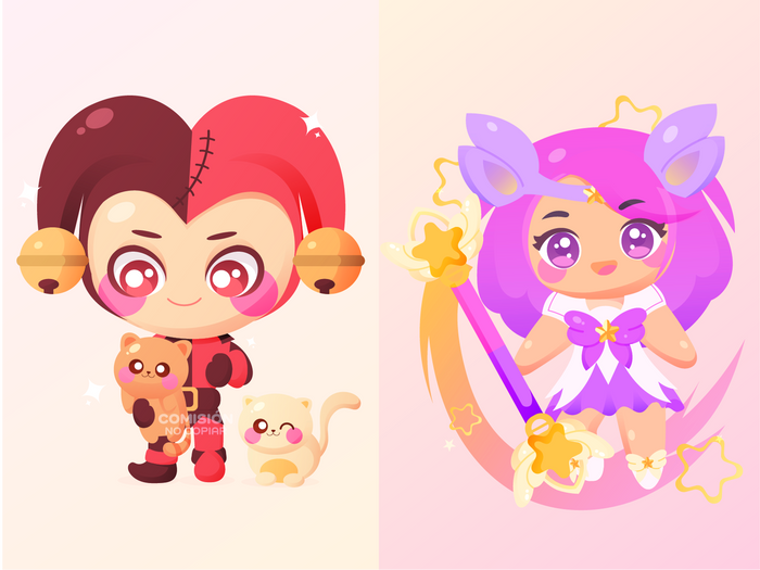 Comisión Chibi de Cuerpo Completo | Personaje Kawaii Personalizado 🌸✨
